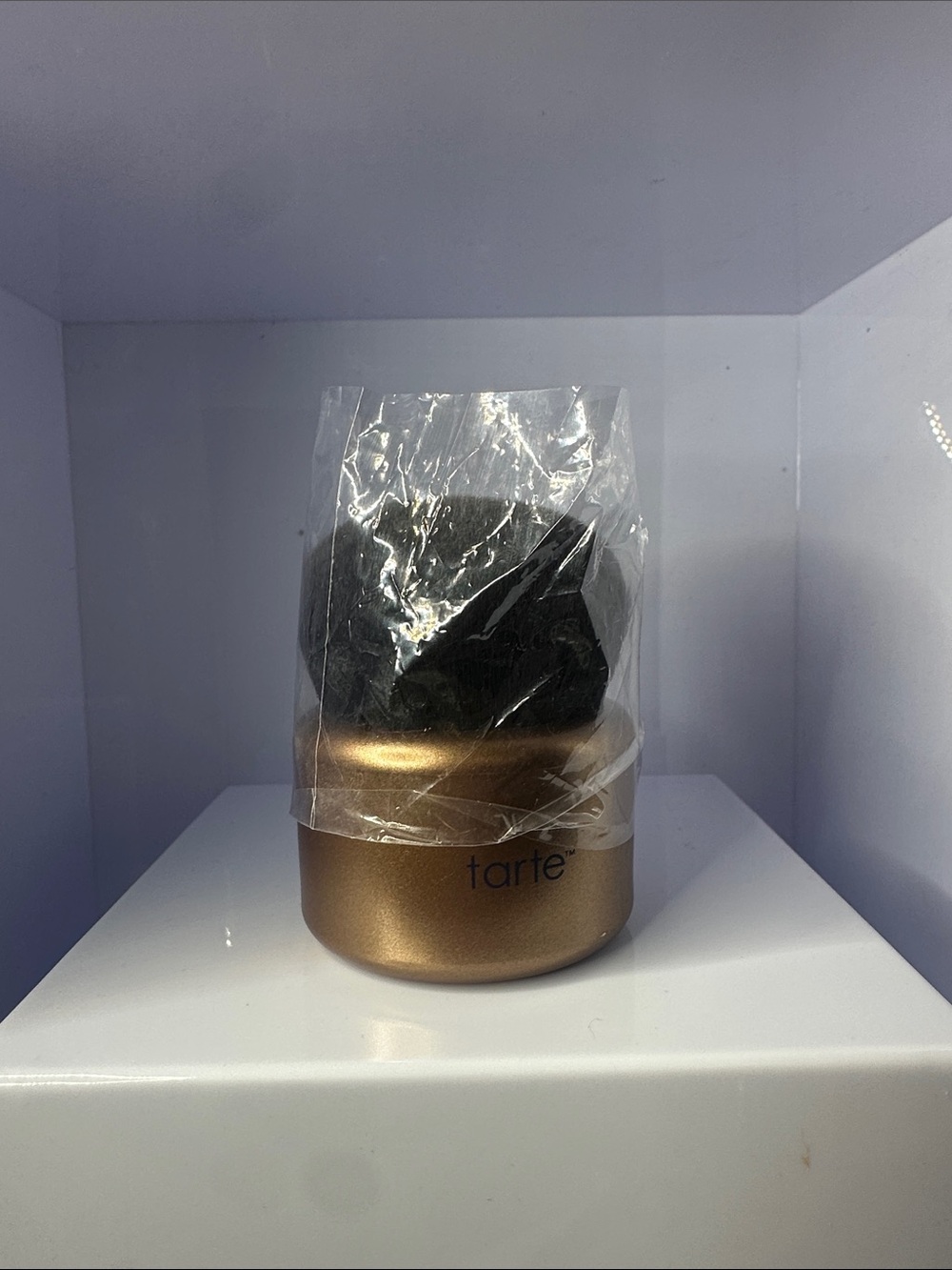 tarte Gold Compact Kabuki Brush with Black Bristles